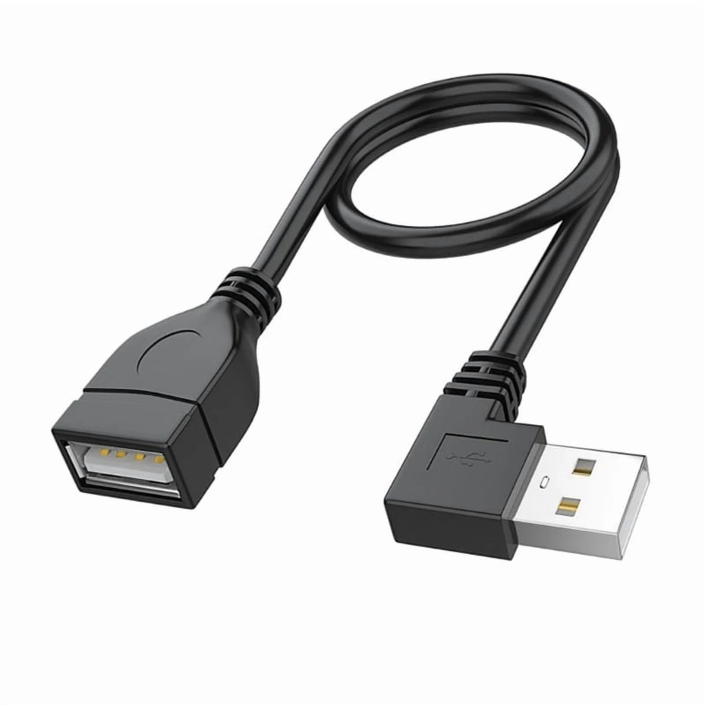 USB 2.0 Extension Cable Male to Female 90 Degree Angled B894