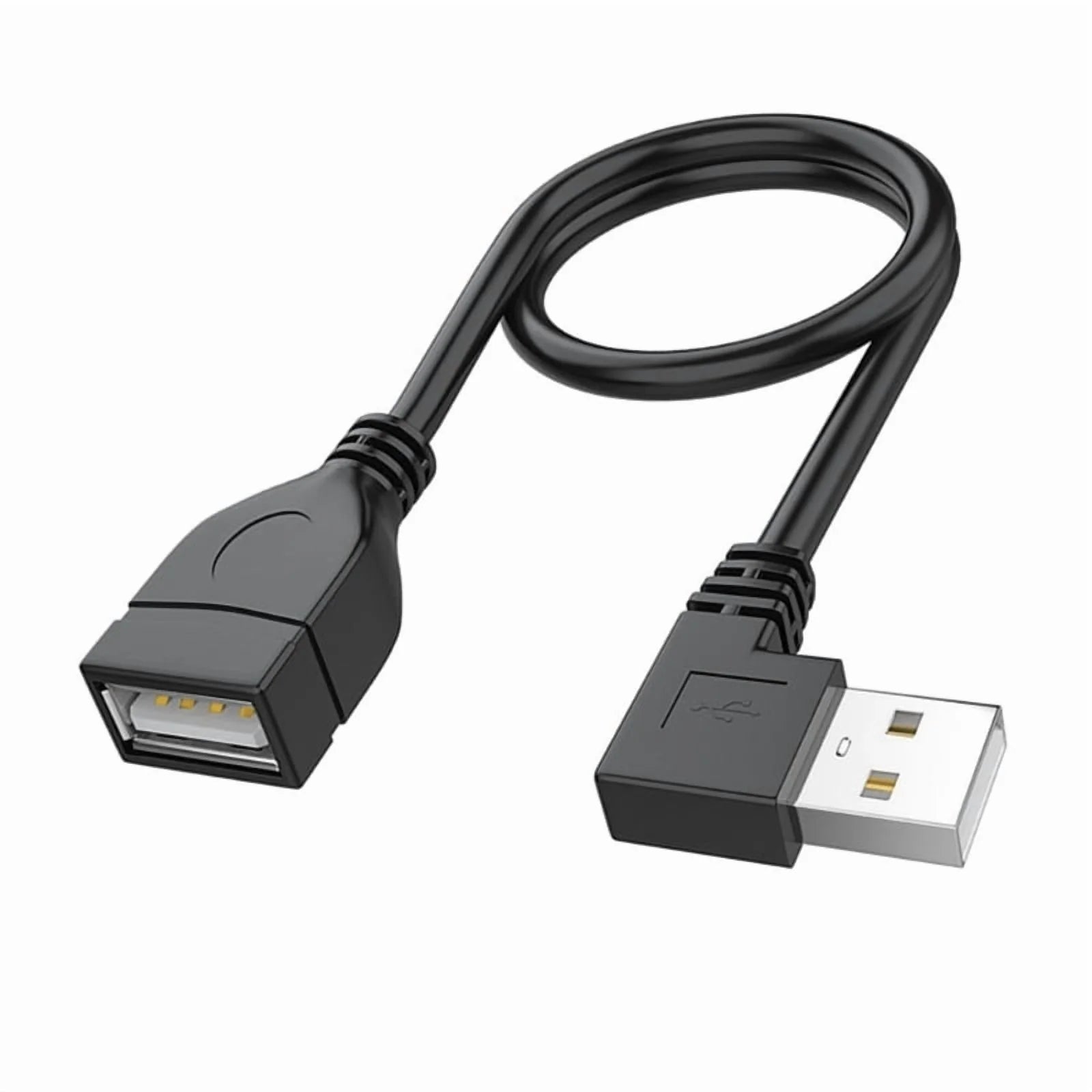 USB 2.0 Extension Cable Male to Female 90 Degree Angled B894