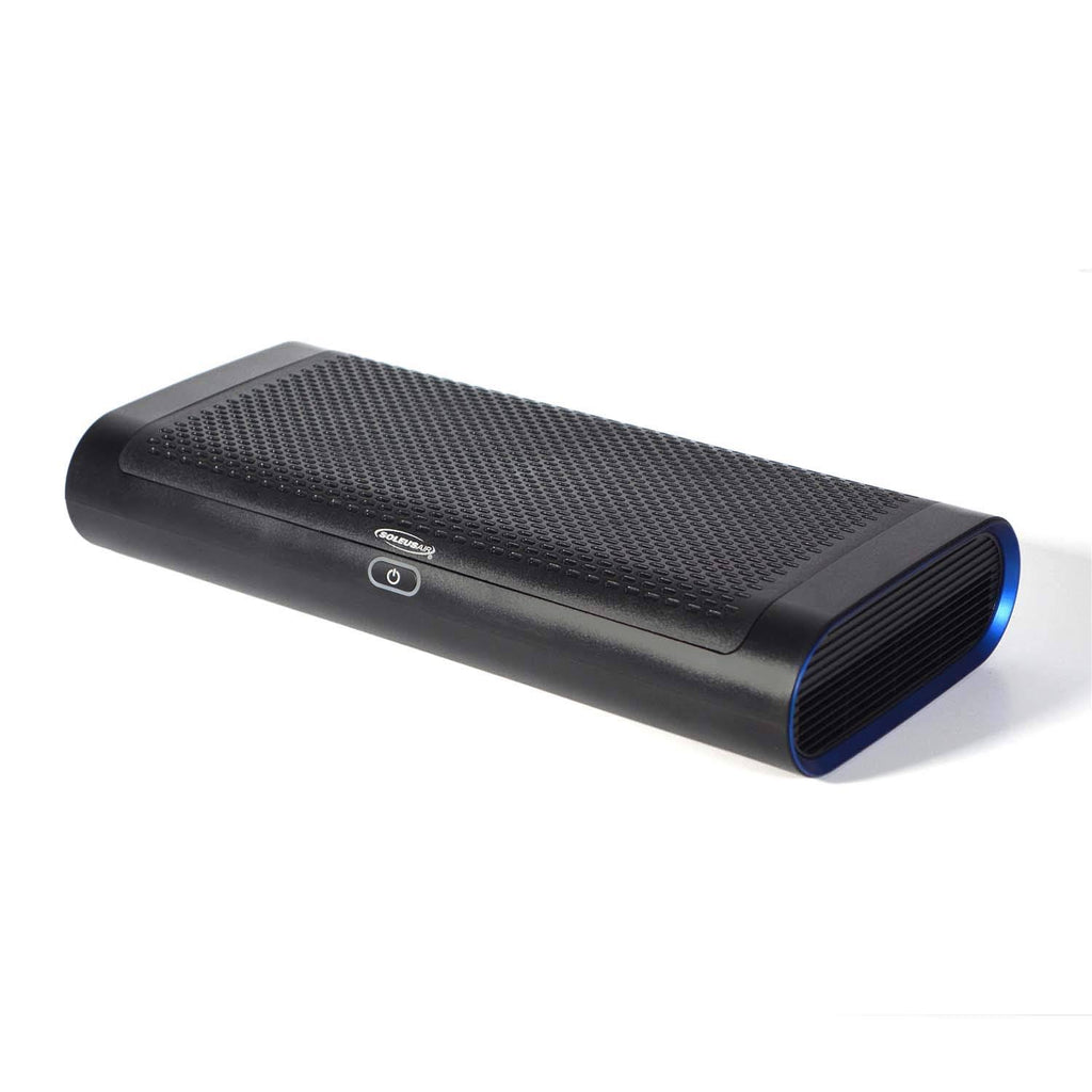 Black HEPA Air Purifier with LED Air Quality Indicators V27262