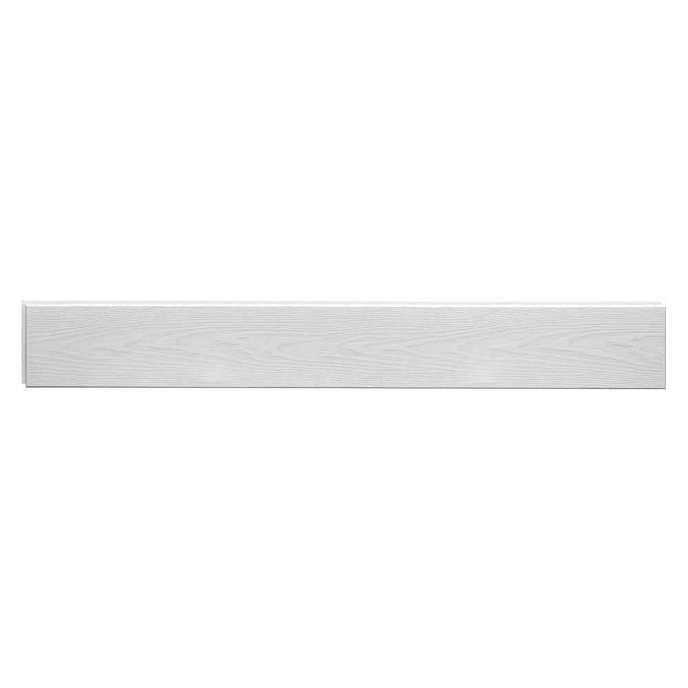 6 in. x 4 ft. PVC Plank T&G White S191857
