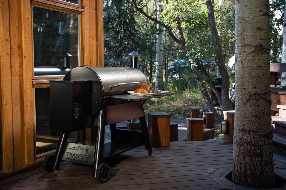 Bronze Wood Pellet Grill and Smoker J4745