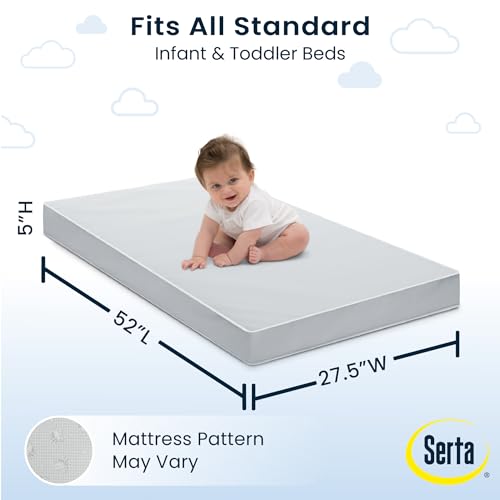 Dual Sided Crib and Toddler Mattress T803