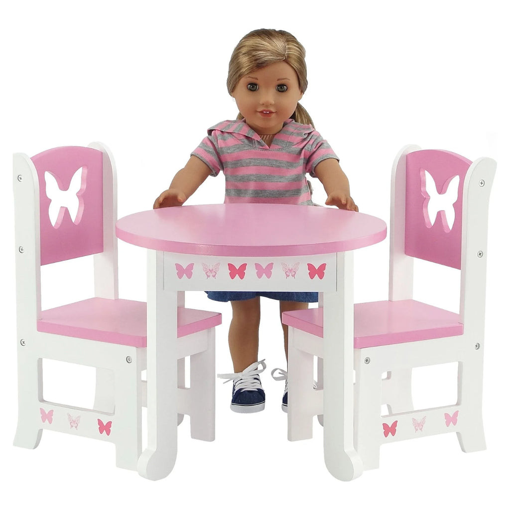 18 Inch Doll Table and 4 Chairs Kitchen Furniture Set Q658206