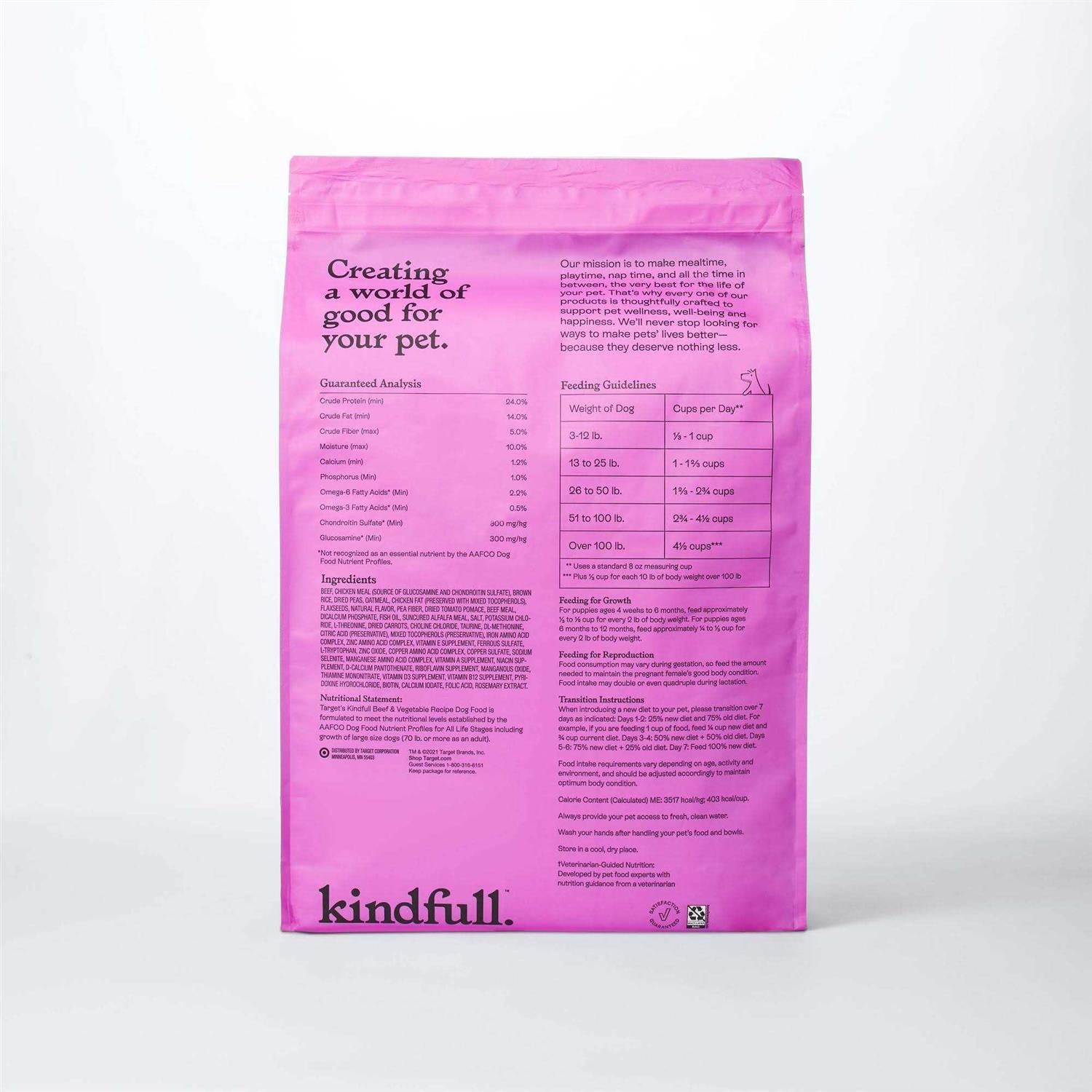 Beef and Vegetable Recipe Dry Dog Food O90541