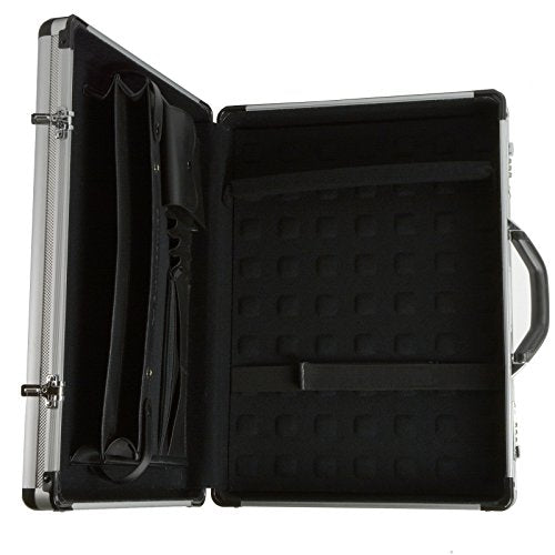 Aluminum Attache Case Padded Laptop Briefcase Combo Lock Hard Sided T6229