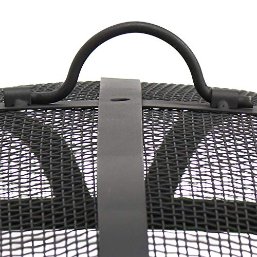 23-Inch Replacement Steel Fire Pit Bowl with Round Spark Screen P33119