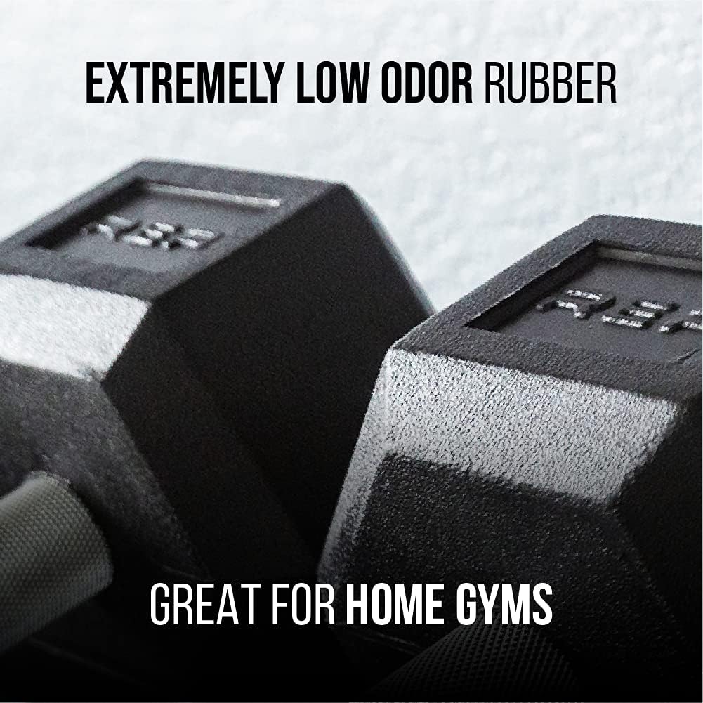 5-50 lb Rubber Hex Dumbbell Set G60268