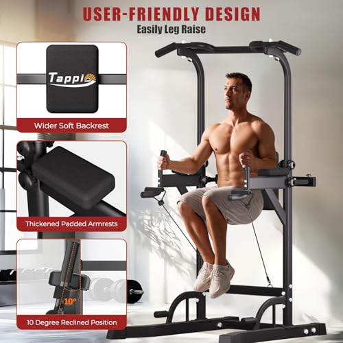 Adjustable Height Pull Up Bar Dip Station V661235