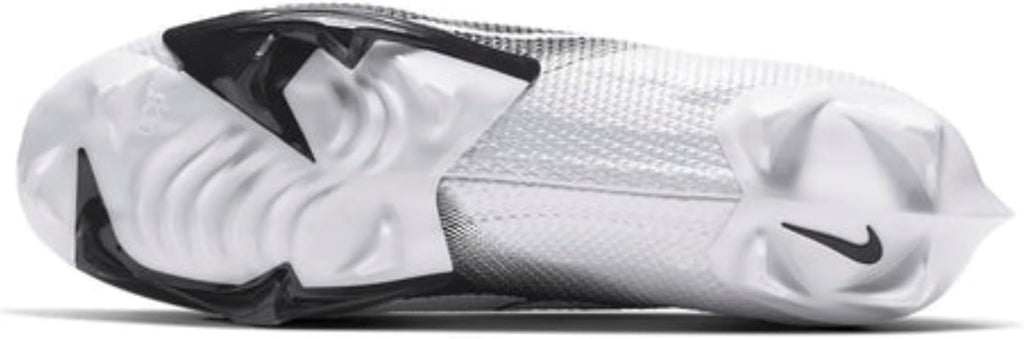 White-Black Men's Wide Football Cleats G728