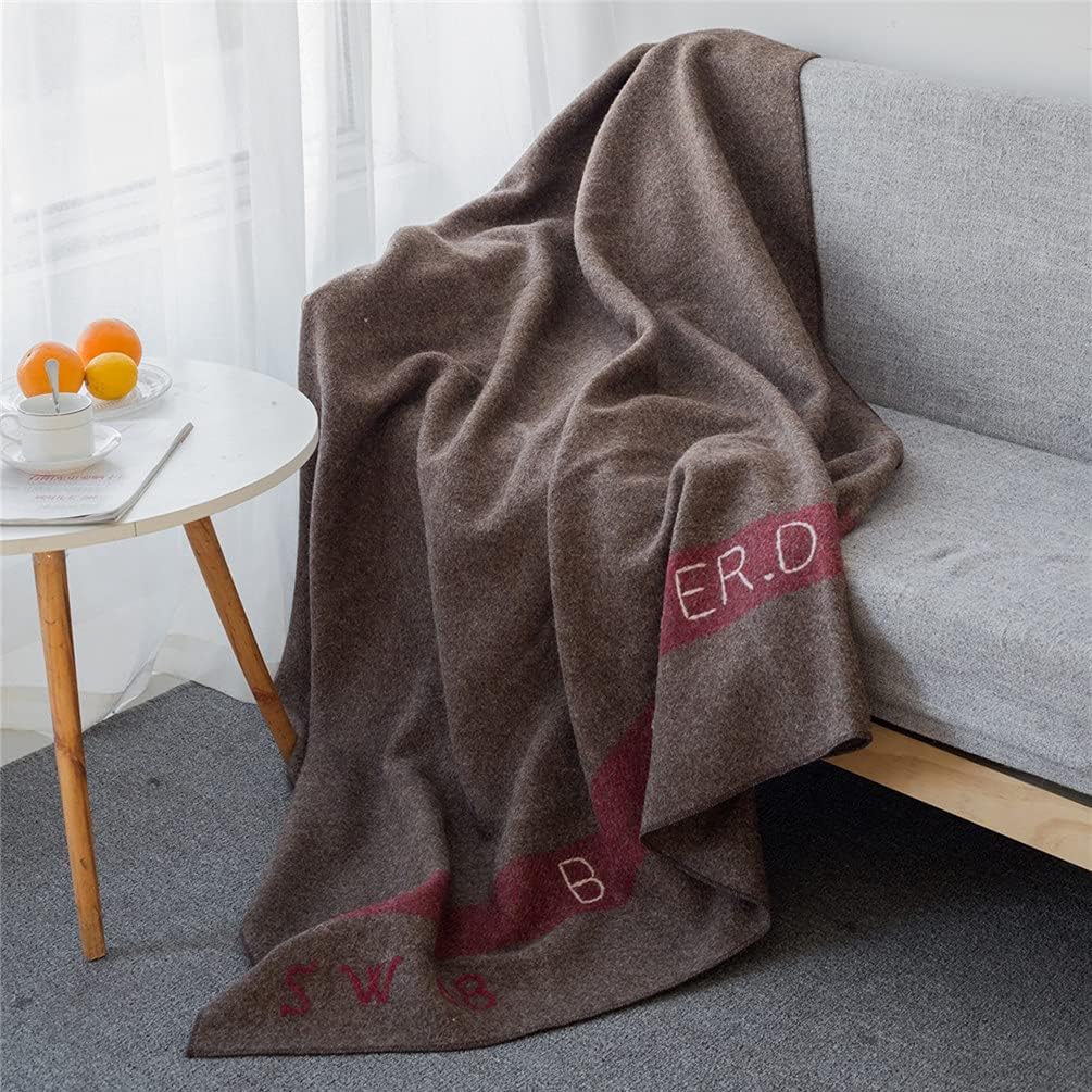 100% Wool Blanket 59" x 80" H176069