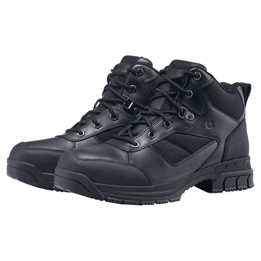 Black Slip Resistant Water Resistant Soft Toe Work Boots O283