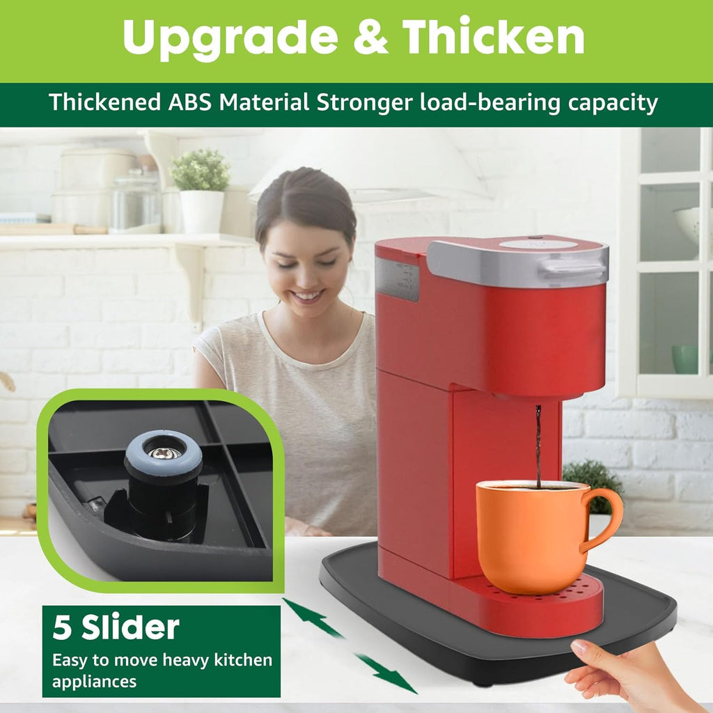 Sliding Mat Countertop Organizer for Coffee Maker (11.4''×13.3'') A5451
