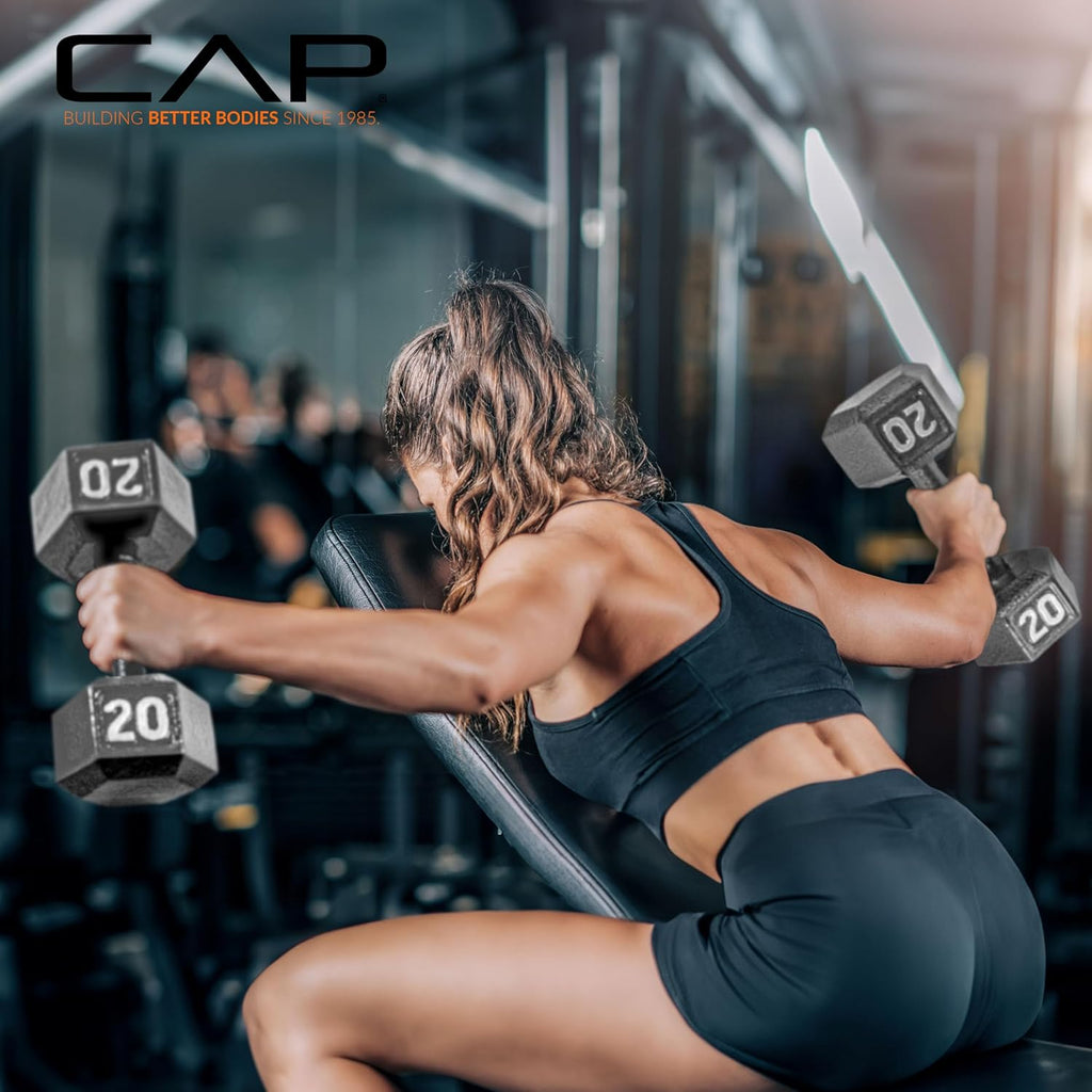 40 lb Cast Iron Hex Dumbbell A2277