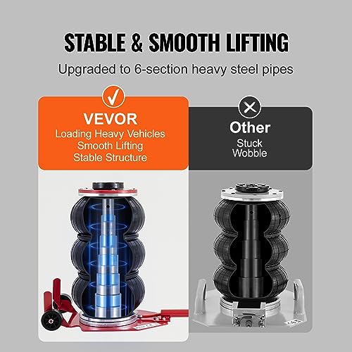 3 Ton Triple Bag Air Jack with Six Steel Pipes X21871