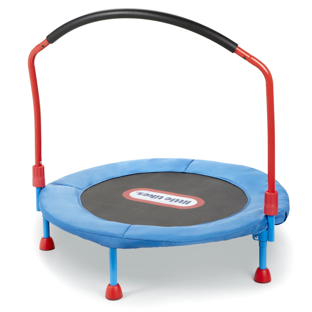 Blue 3-Foot Trampoline with Hand Rail H9101
