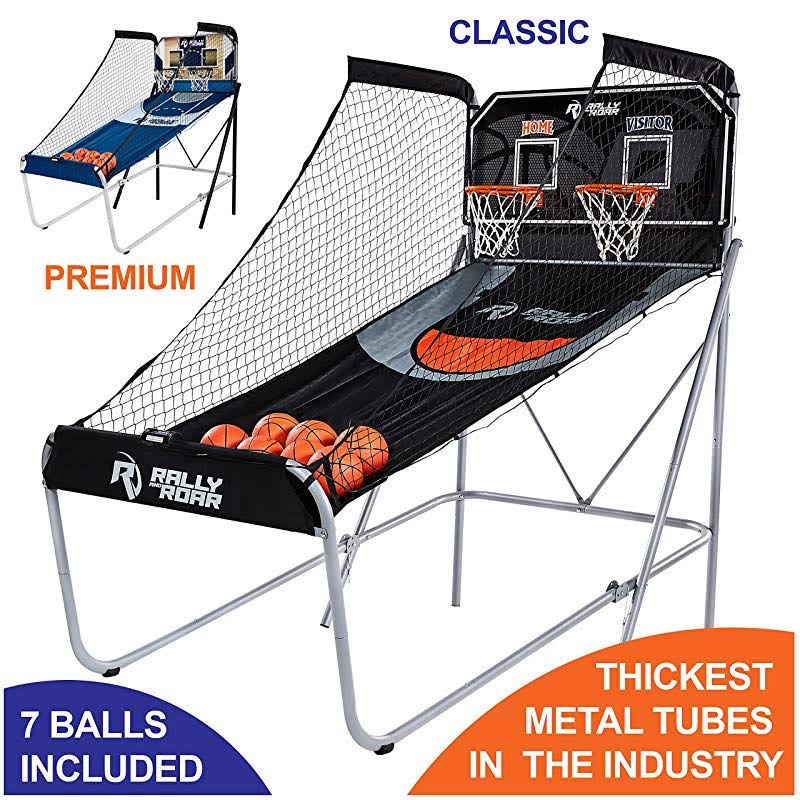 Basketball Arcade Game with LED Lights and Scorer Z247