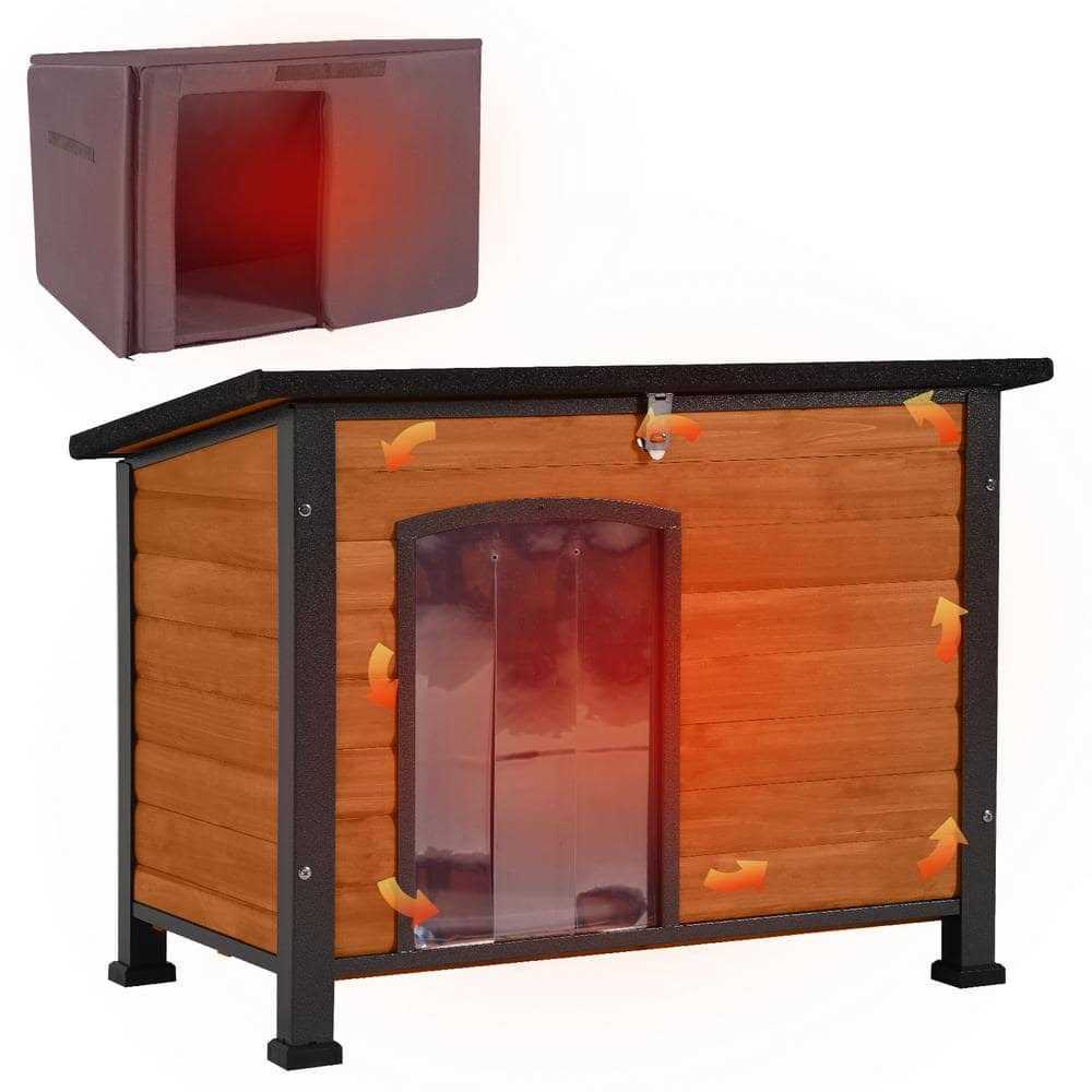 Insulated Outdoor Dog House with Liner Q3036
