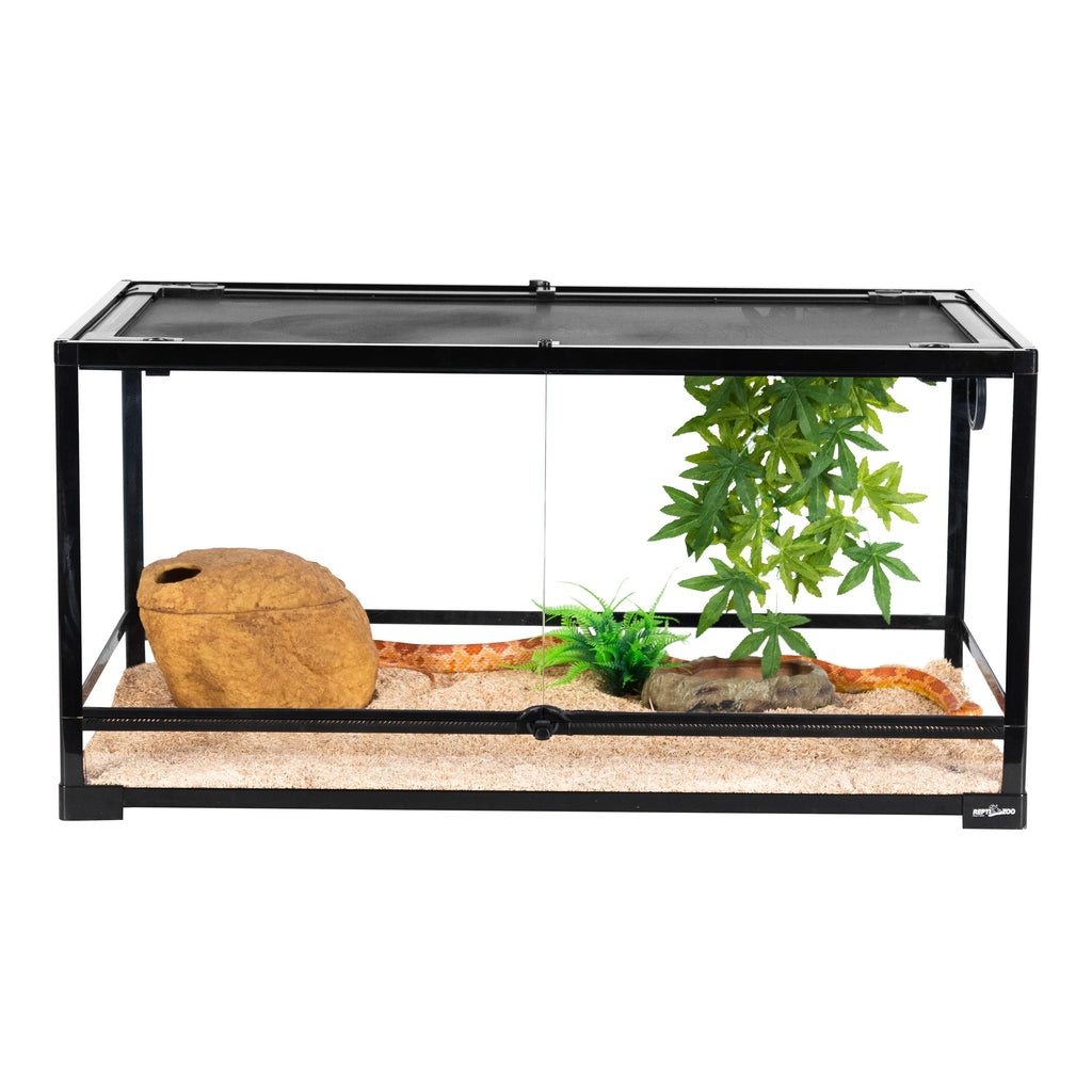 Glass Reptile Terrarium 50 Gallon 36" x 18" x 18" with Screen Ventilation S424