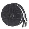 Black Self Adhesive Foam Insulation Tape 1/2In x 1/4In x 33Ft Q656