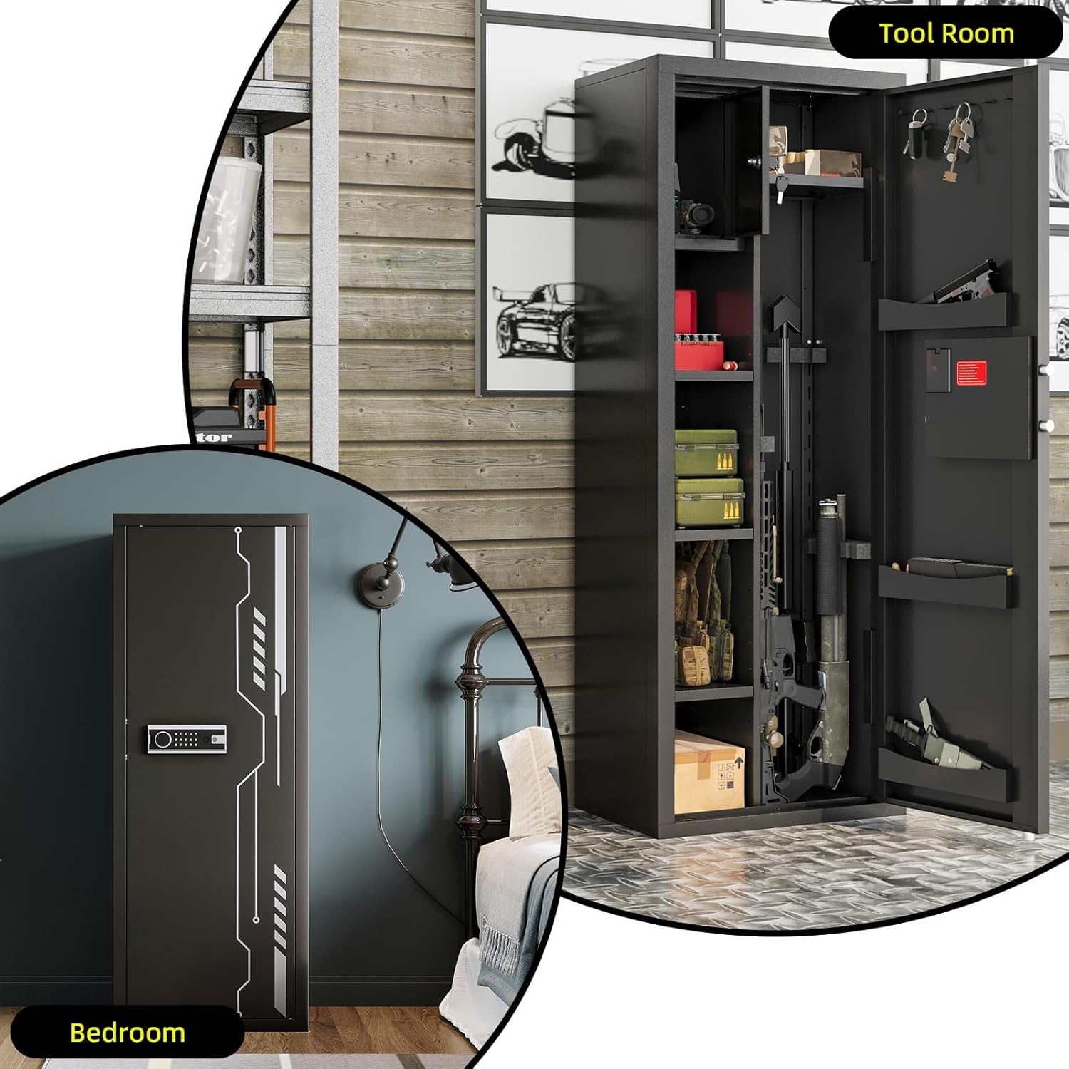 8-12 Gun Safe with Adjustable Shelves L61625