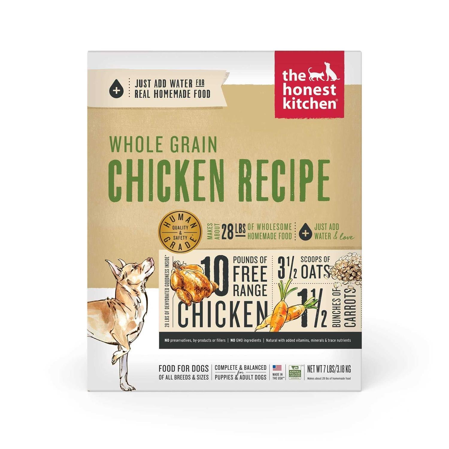Dehydrated Whole Grain Chicken Dog Food K77482