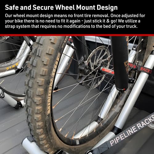 All-Aluminum Truck Bed 2 Bike Rack N6354