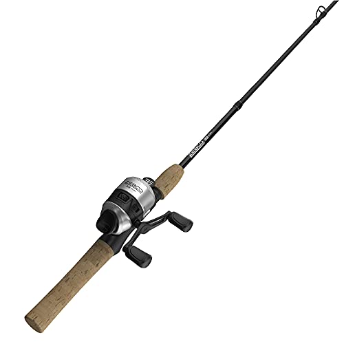 Black Graphite Fishing Rod and Reel Combo with Cork Handle Z214
