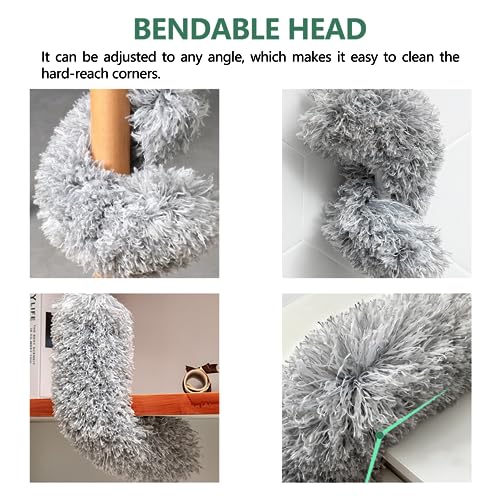 100-inch Extra-Long Bendable Microfiber Duster with Extension Pole D958083