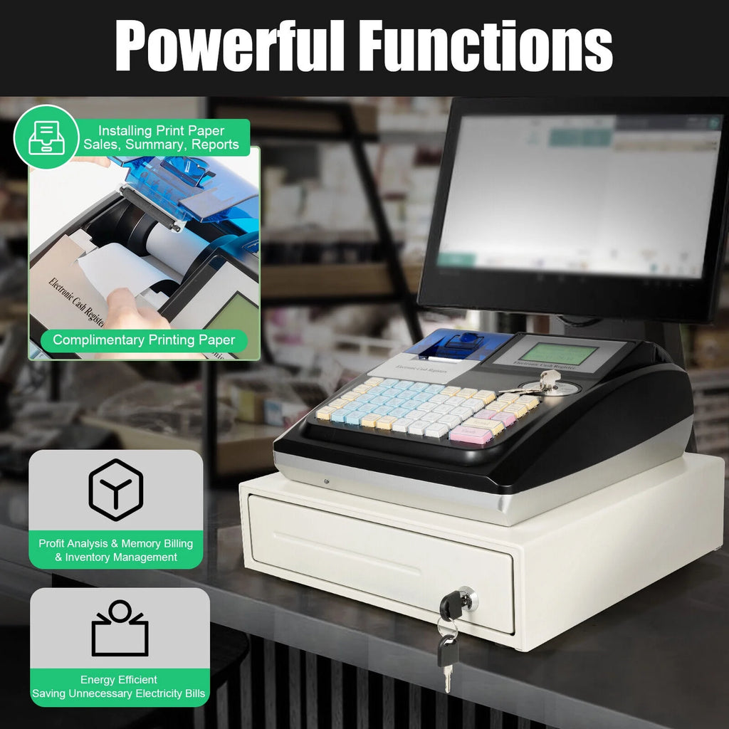 48 Keys Electronic Cash Register X195