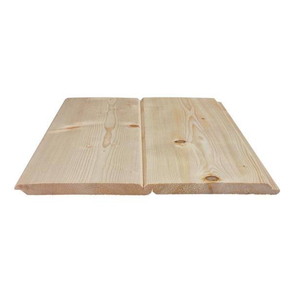 1 in. x 8 in. x 6 ft. Eased Edge Pine Shiplap Board (6-Pack) N86883