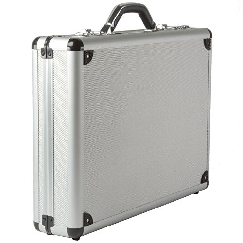 Aluminum Attache Case Padded Laptop Briefcase Combo Lock Hard Sided T6229
