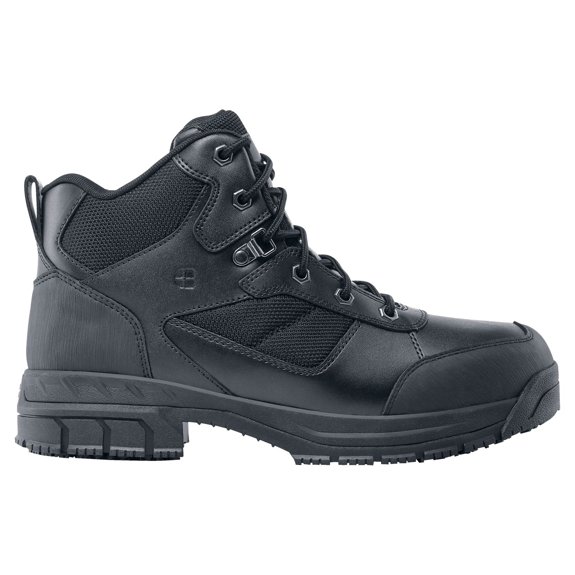Black Slip Resistant Water Resistant Soft Toe Work Boots O283