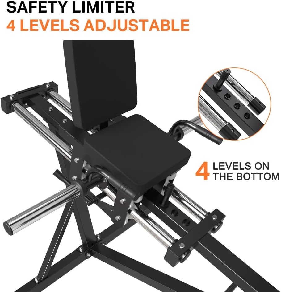 Compact Leg Press Machine with Calf Block J8772