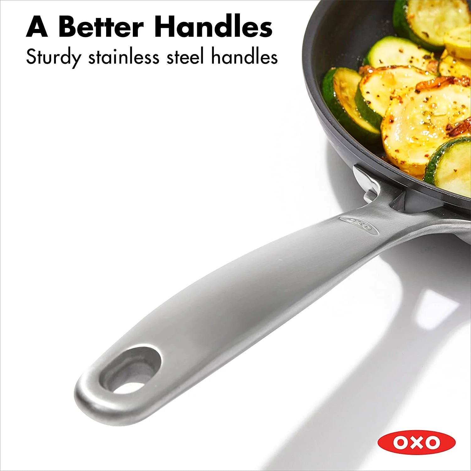 10 Piece Nonstick Cookware Set with Stainless Steel Handle Z635