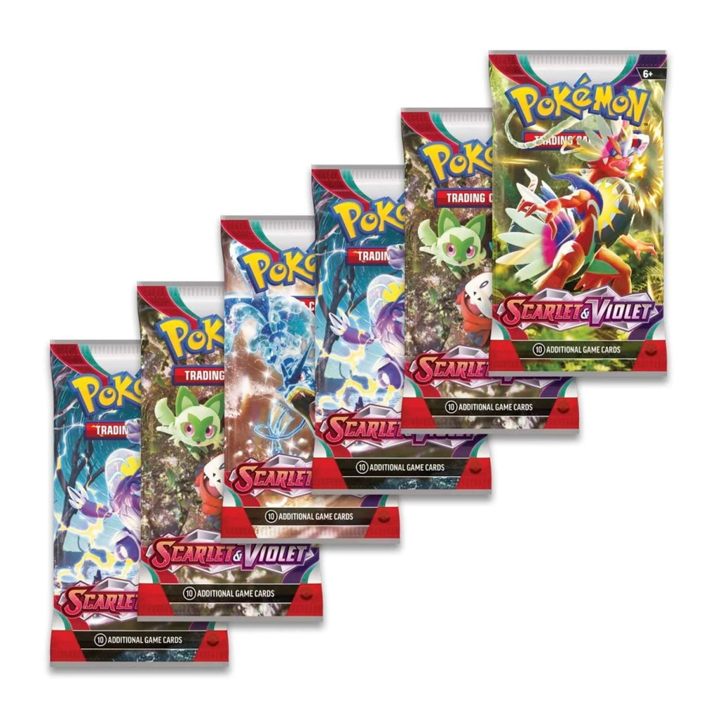 6 Booster Packs Pokemon Trading Card Game Bundle I802