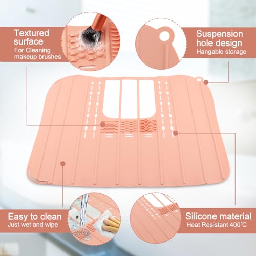 Silicone Foldable Heat Resistant Sink Cover A138