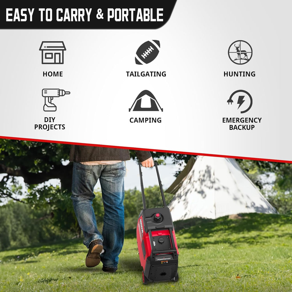 4500-Watt Portable Inverter Generator with Electric Start I328656