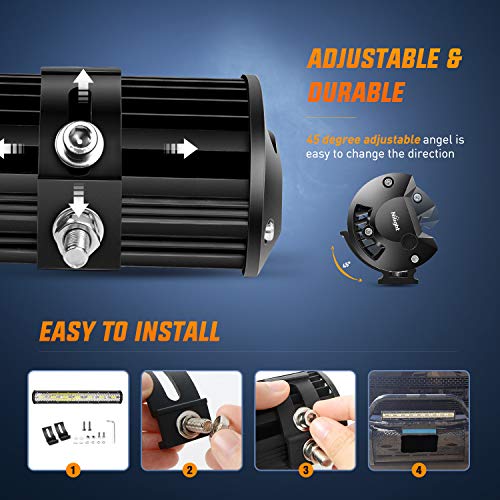 420W 20Inch Triple Row Flood Spot Combo LED Off Road Light Bar G570