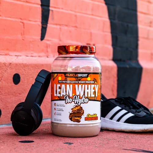 Whey Protein Isolate Powder - 25g Protein per Scoop - 5lb Chocolate Peanut Butter J5426