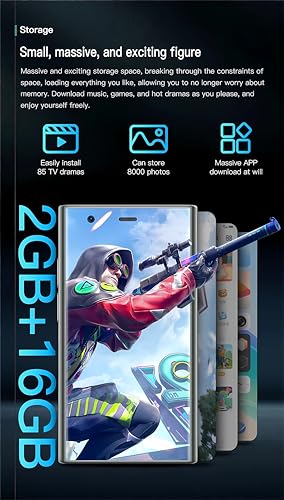 Mini Smartphone Android 3.0 inches Touch Screen 2gb ram 16gb ram Black J1534