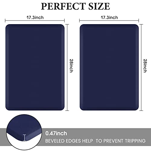 2 PCS Grey Anti-Fatigue Kitchen Mat K230