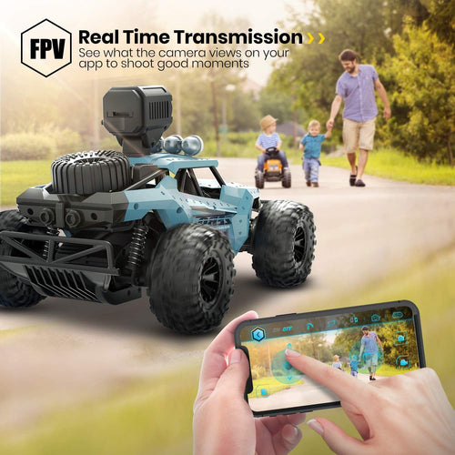 1/16 Scale Remote Control Car with 720P HD FPV Camera and 2 Batteries R98627
