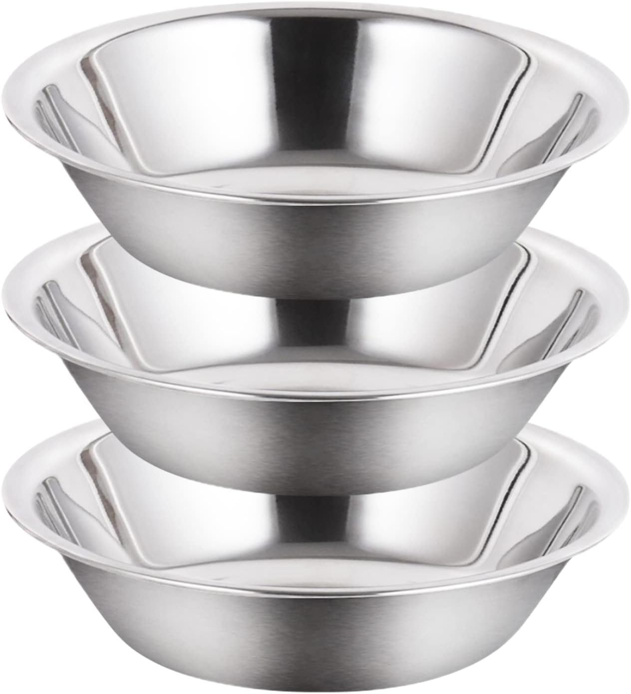 3 Quart Set of 3 Stainless Steel Mixing Bowl E962210