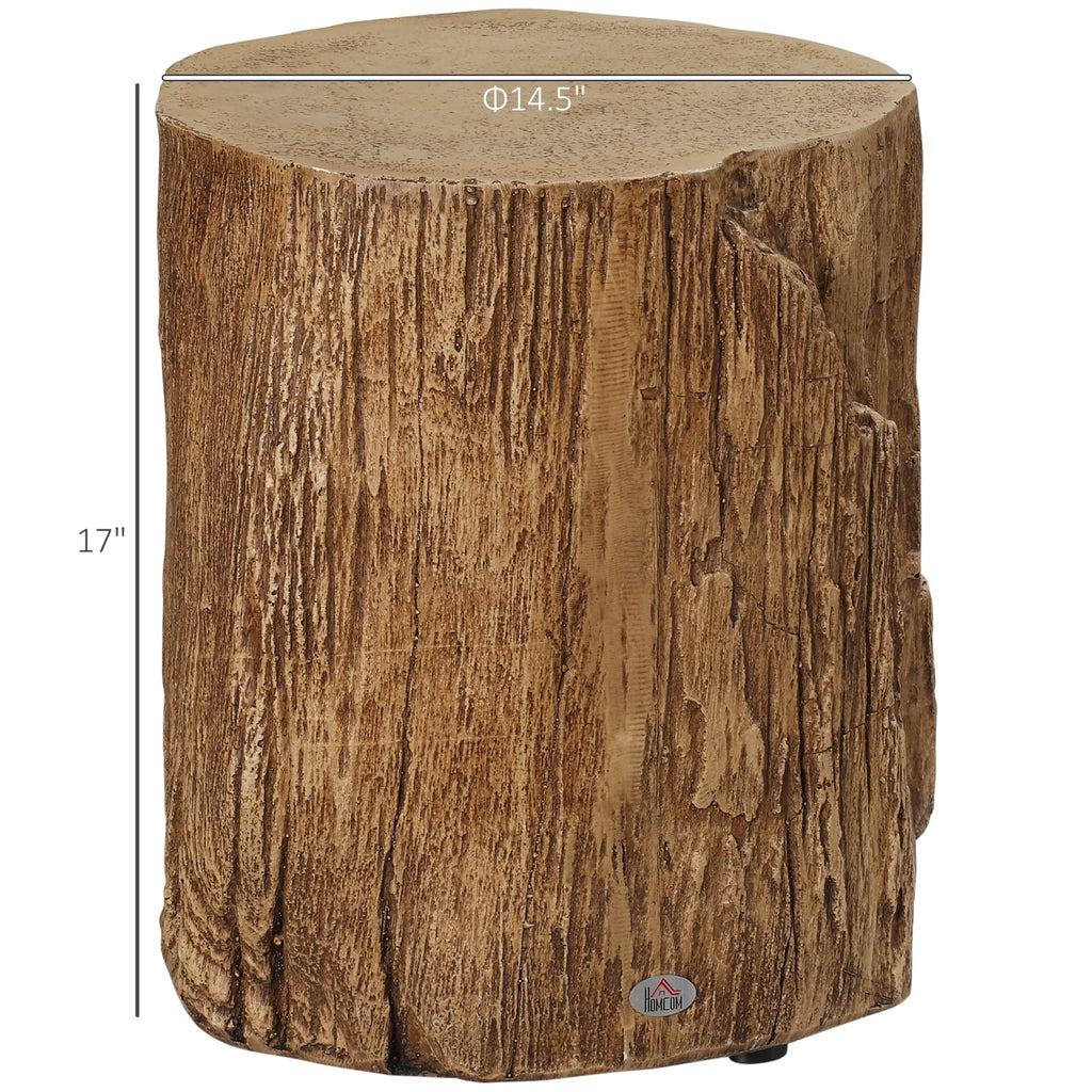 Natural Concrete Side Table Set of 2 Q8949