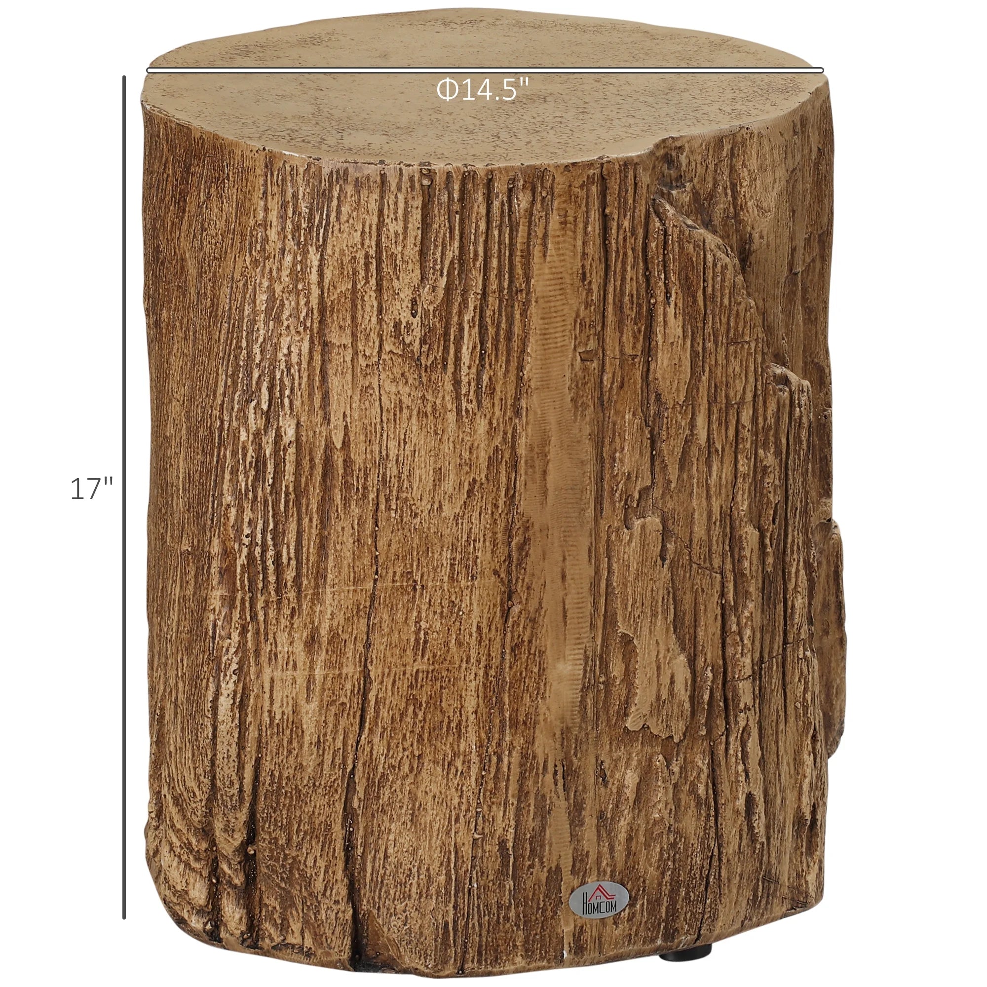 Natural Concrete Side Table Set of 2 Q8949