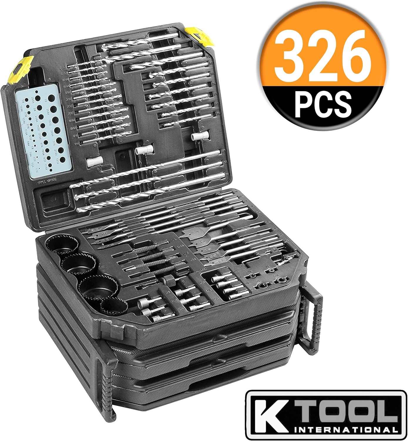 326 Piece Drill Bit Set with Case K186