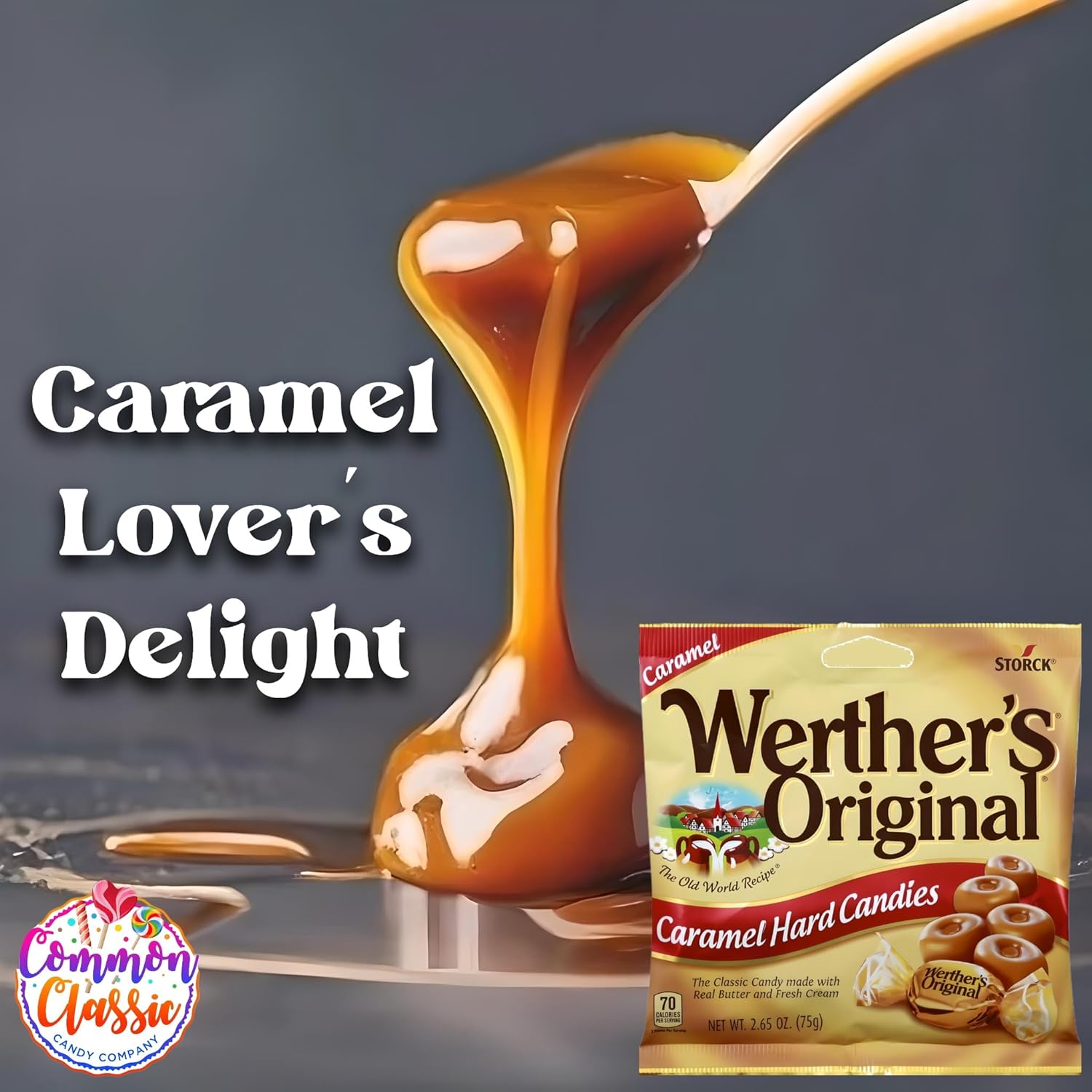 Caramel Hard Candy 2.65oz (Pack of 6) A155736