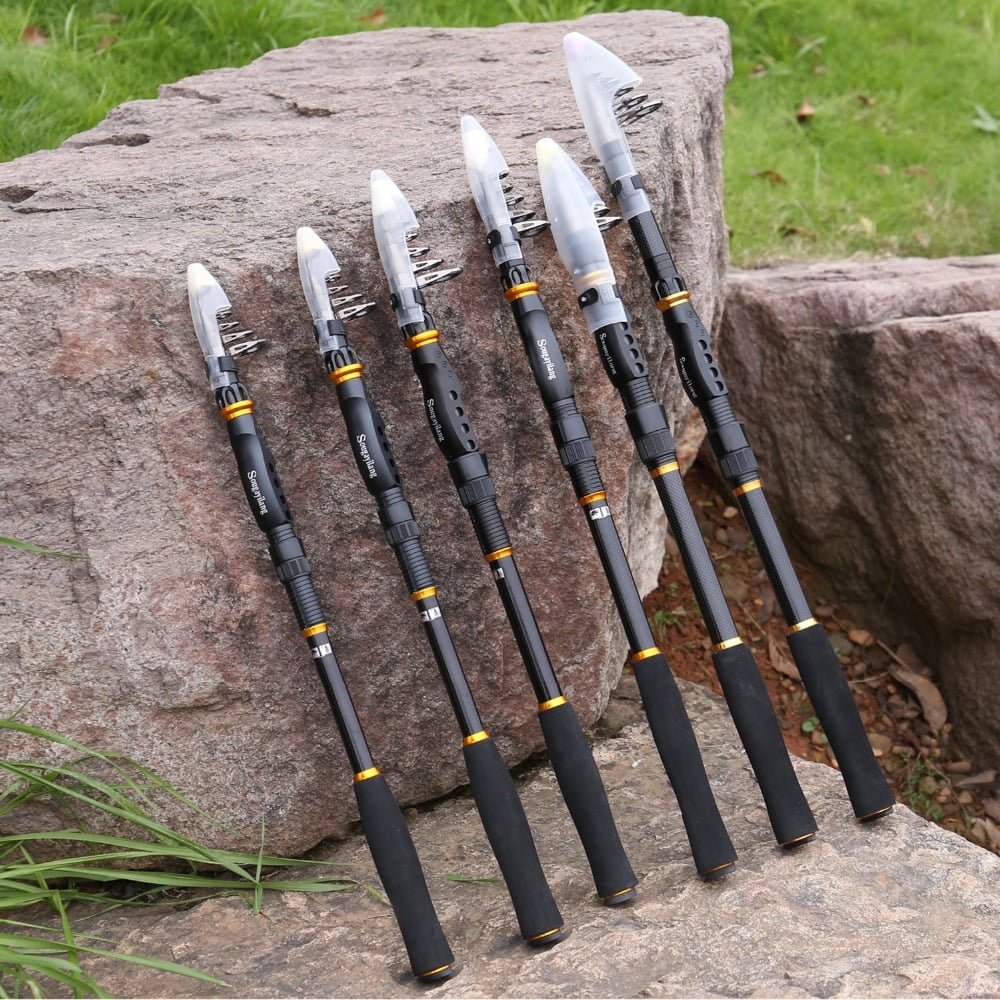 Telescopic Fishing Rod 1.8-3.6m Ultralight Carbon Spinning Rods E1300