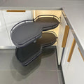 900MM 2-Tiers Swing Tray Cabinet Pull Out Shelf Organizer H565