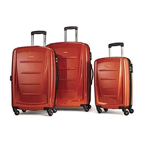 Black Medium Expandable Spinner Suitcase I804